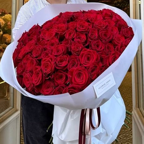 Bouquet de 101 Rosas Rojas