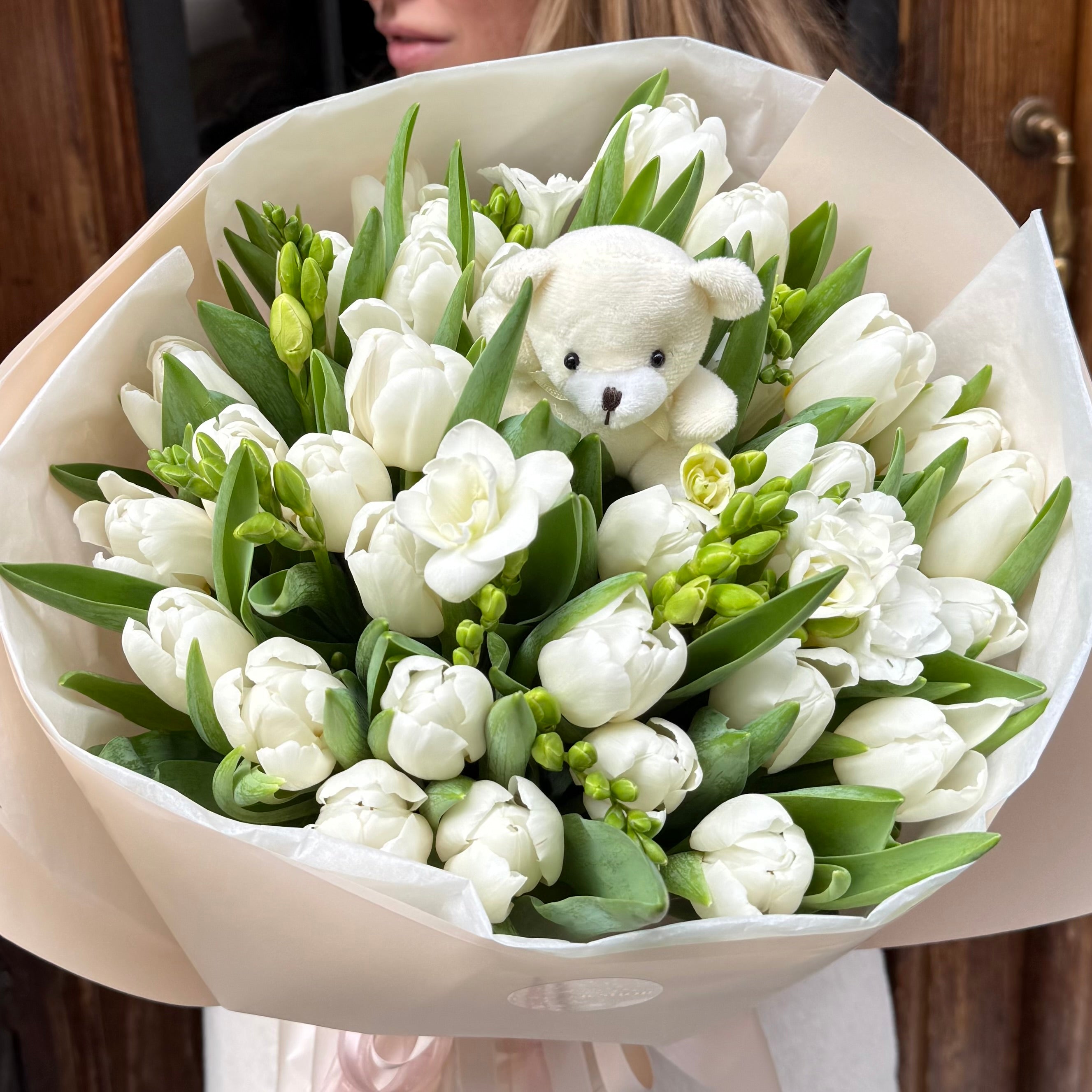 Sweet Teddy Tulips