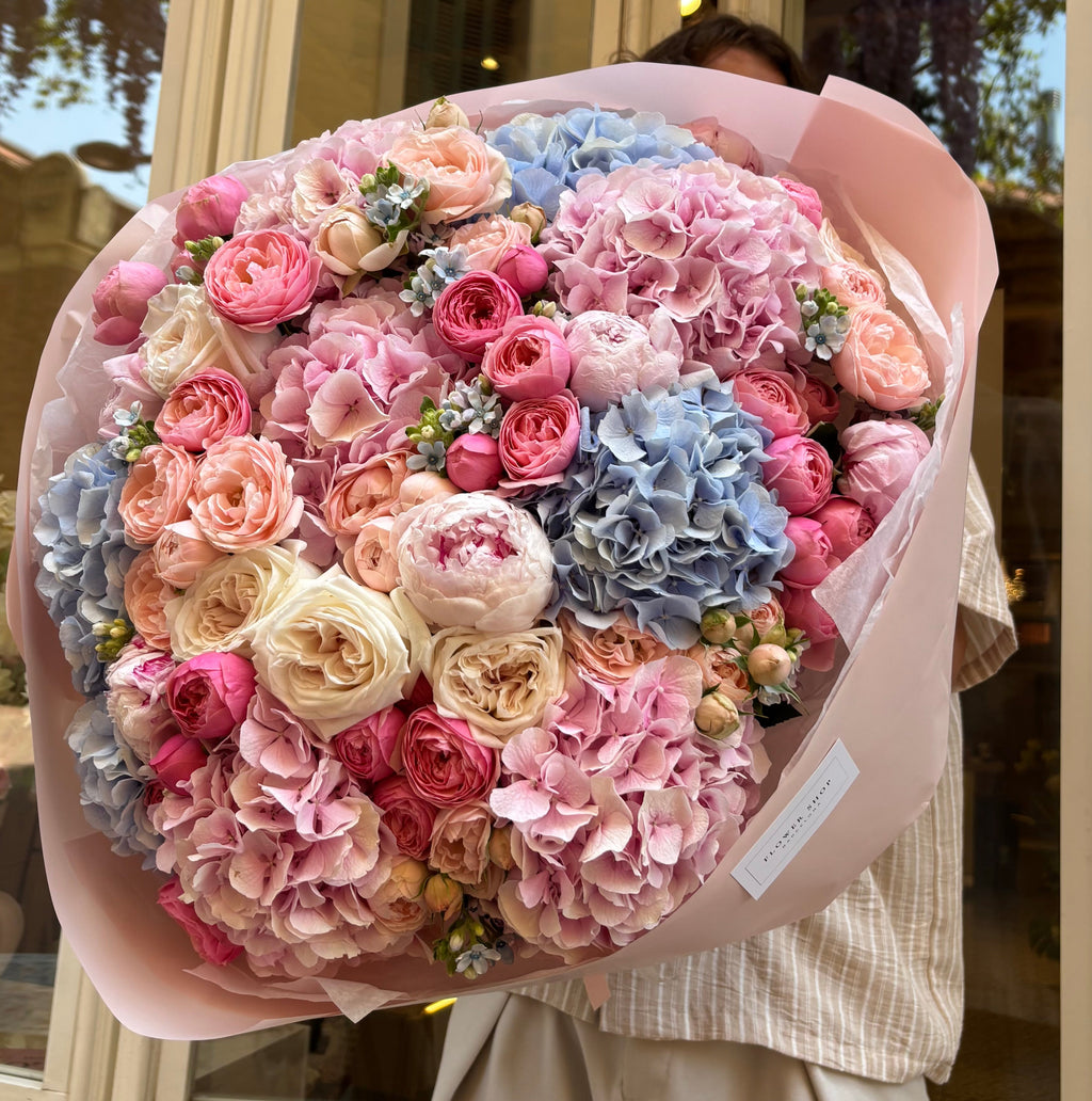 Pink Princess - Ramo XL de Peonias y Hortensias