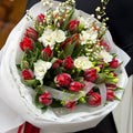 'Spring Amour' Red Tulip Bouquet