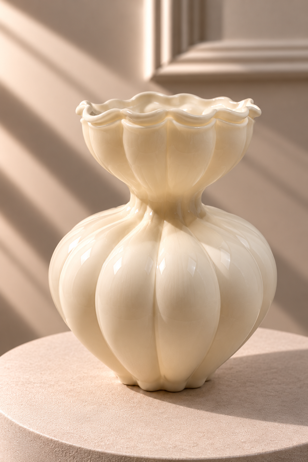 Ivory Flower Vase