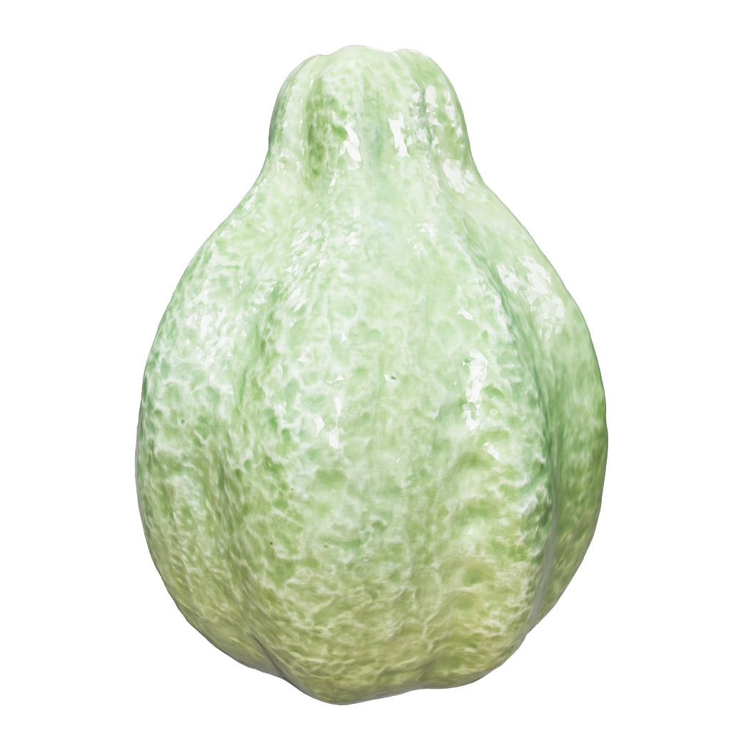 Jarrón Guayaba Verde, 15 cm