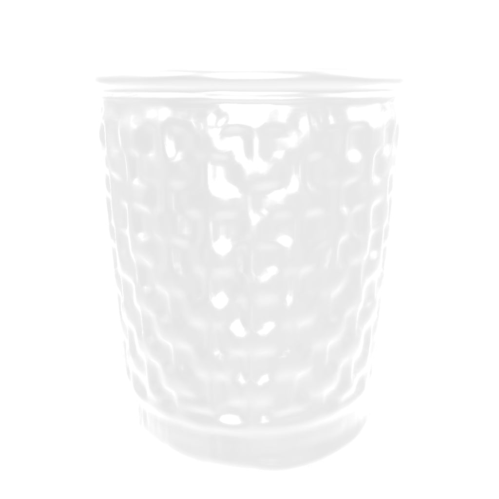 Jarrón Cristal Cuadrícula